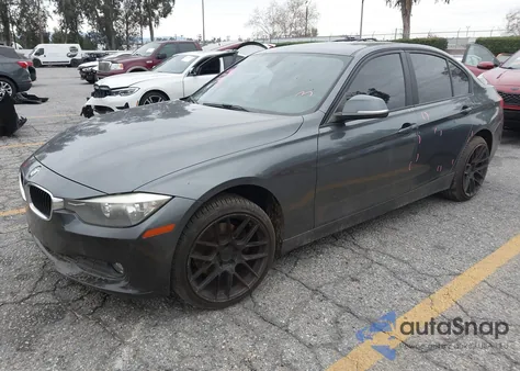 2015 BMW 320I из США, поврежденный, VIN WBA3B1G59FNT02166